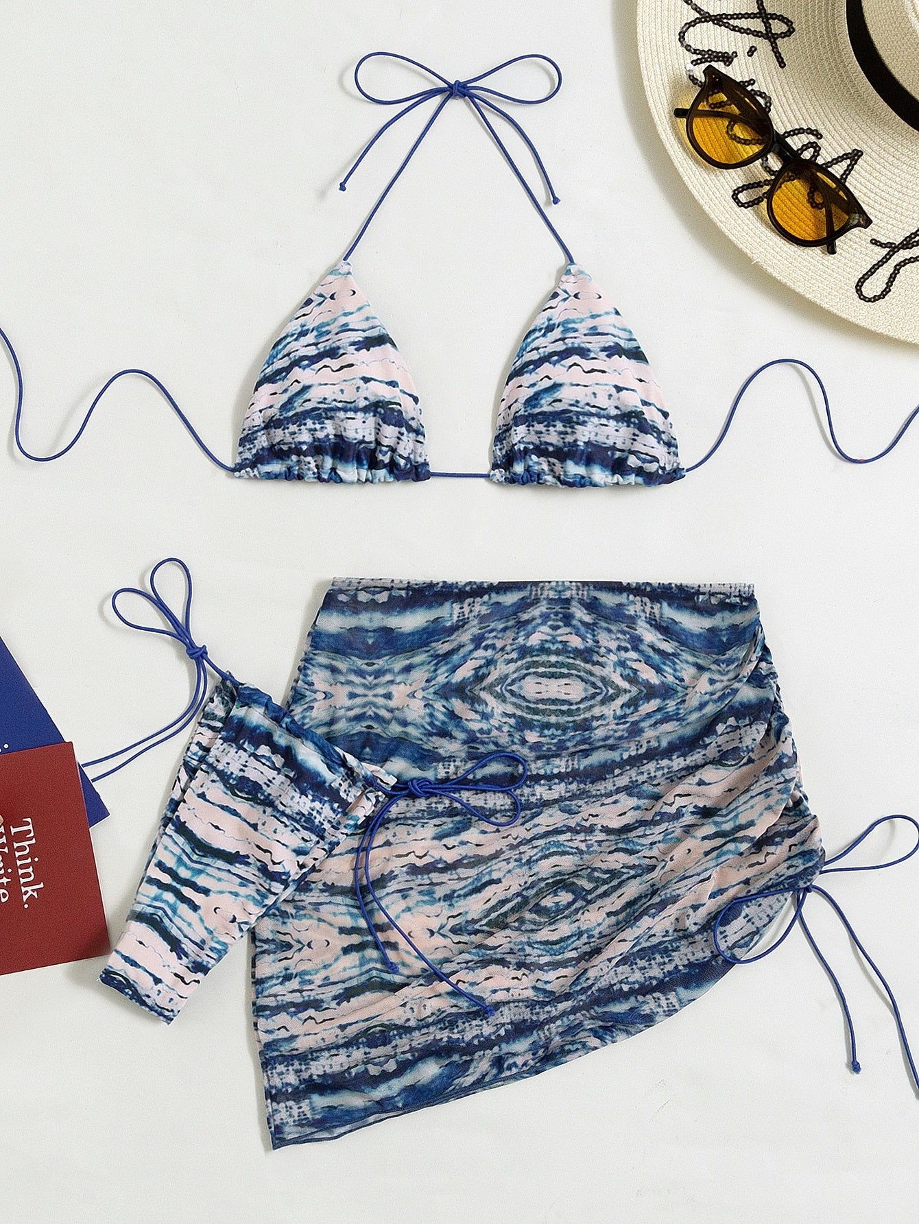 Blue Swirls Set - The Beach Bae