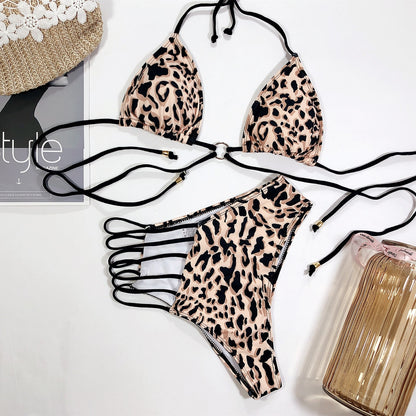 Izzy Bikini In Leopard - The Beach Bae