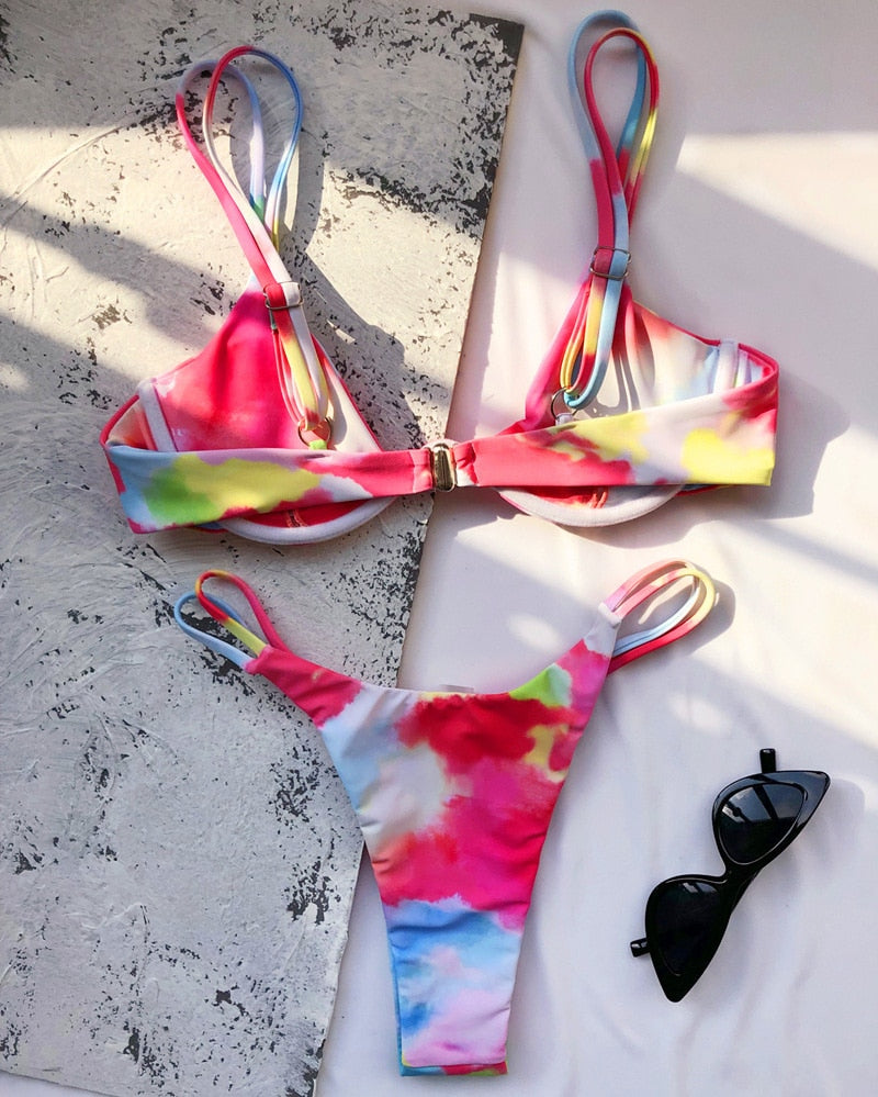 Water Color Bikini - The Beach Bae