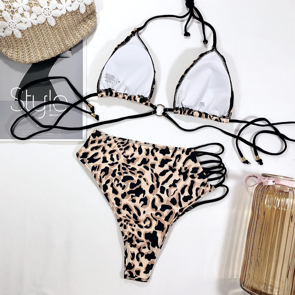 Izzy Bikini In Leopard - The Beach Bae