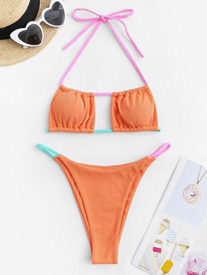 Braided Strap Bikini - The Beach Bae