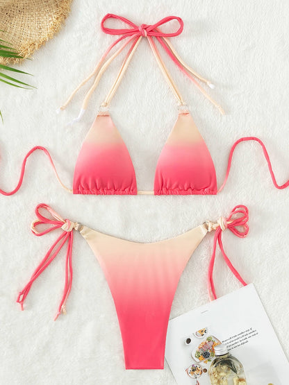 Sunsets Are A Vibe Bikini - The Beach Bae