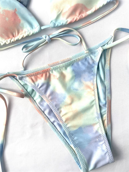 Pastel Clouds Bikini - The Beach Bae