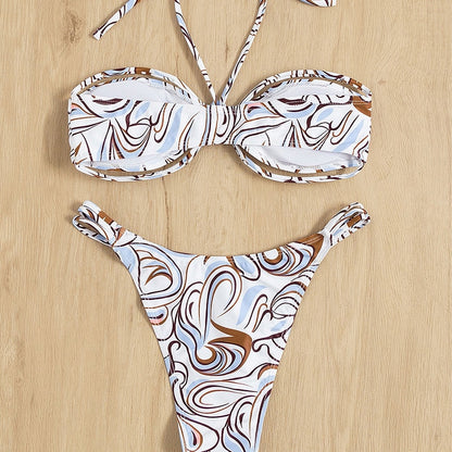 Groovy Cut Out Bikini - The Beach Bae