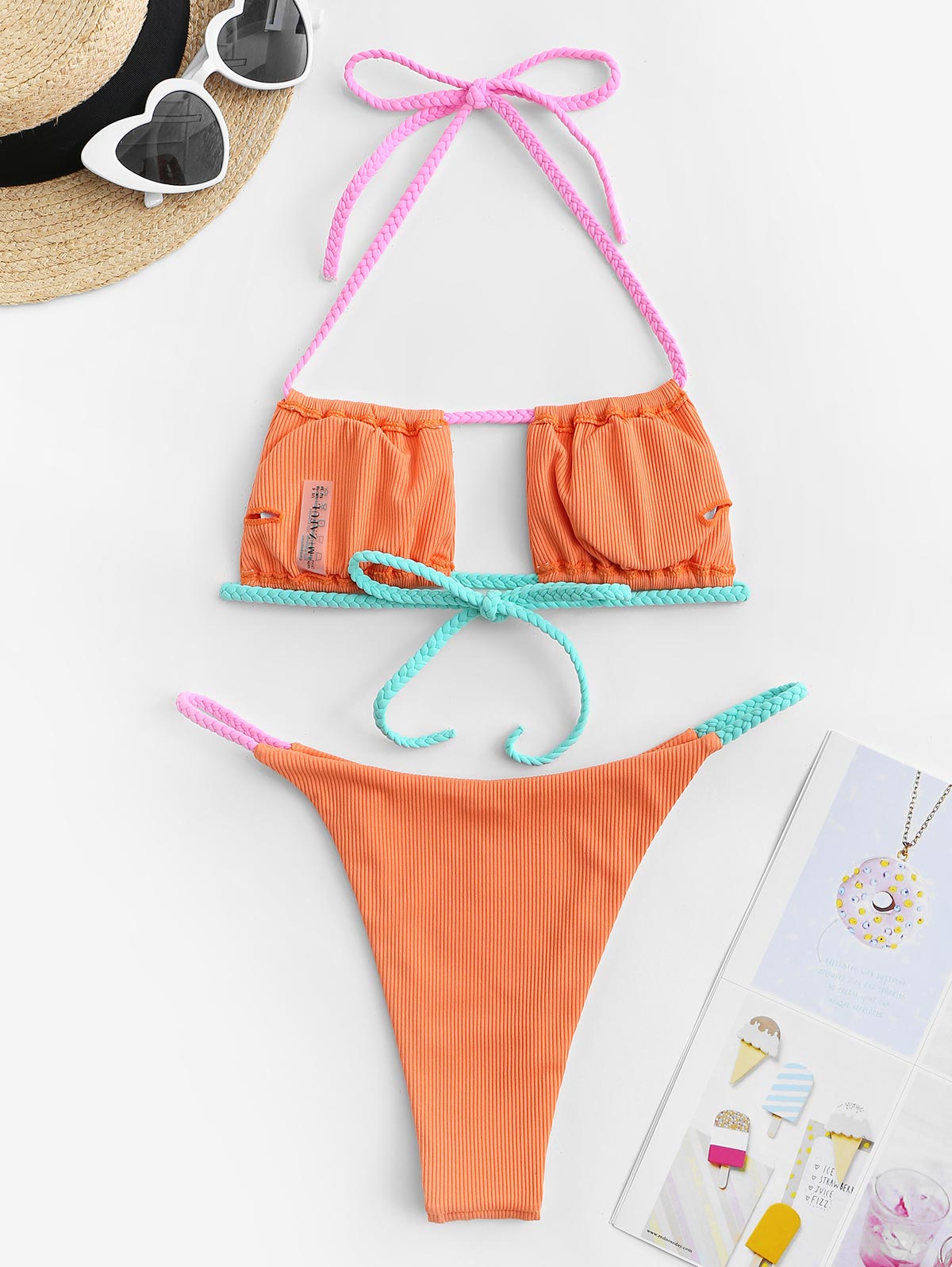 Braided Strap Bikini - The Beach Bae